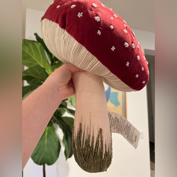 John Derian Mushroom Pillow 🍄 - Picture 3 of 16